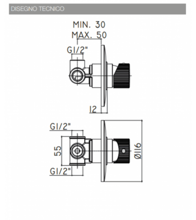 JO смесител за вграждане черен мат JO011NO