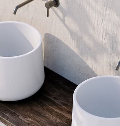 ISVEA ALLEGRO white мивка върху плот 42 см