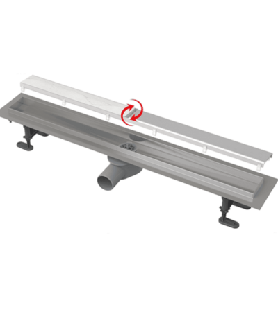 APZ13-DOUBLE9 ЛИНЕЕН СИФОН С ДВОЕН ДИЗАЙН НА РЕШЕТКАТА Alcadrain – Онлайн промоция