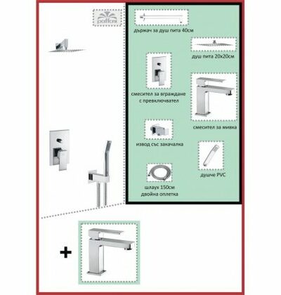 Душ система за вграждане ELLE и смесител ELLE – Онлайн промоция
