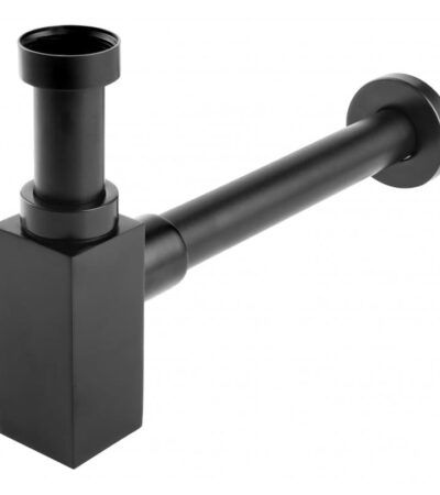 FERRO Декоративен сифон Quadro G5/4 S280-BL черен