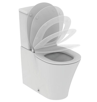 Моноблок Connect Air Cube Aquablade  със седалка с плавно затваряне Е013701/Е073401/Е036601Ideal Standard – Онлайн промоция