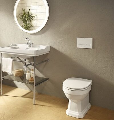 Тоалетна чиния, стояща Carmen Rimless ROCA с капак/седалка с плавно затваряне – Онлайн промоция Тоалетна чиния, стояща Carmen Rimless ROCA с капак/седалка с плавно затваряне – Онлайн промоция