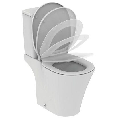 Моноблок Connect Air Cube Aquablade със седалка с плавно затваряне Е009701/Е073401/Е036601 Ideal Standard – Онлайн промоция