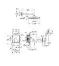 • Външна част към тяло за вграждане GROHE Rapido SmartBox (35 600/35 604) Състои се от: • Concealed single-lever mixer with 2-way diverter (101 778) • Душ глава Tempesta 250 Cube 9.5 l/min (26 687) с хоризонтално рамо 380 mm • Tempesta Cube 110, комплект стенен държач, шлаух и ръчен душ с 3 струй (26 910)