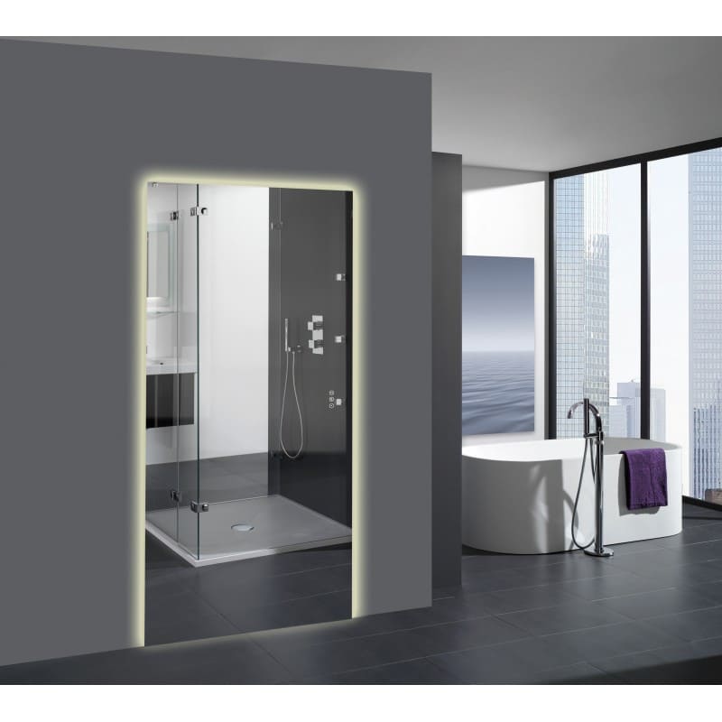 1849-1-1-800x800w LED огледало 90x180CM с 3 цвята (3000K, 4000K, 6500K), троен кръгъл бутон, анти-фог, хоризонтално и вертикално монтиране.