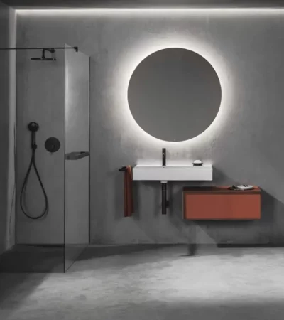 LUNA кръгло огледало 100 см с амбиентно LED осветление ROCA A812402000