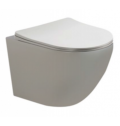 Конзолна тоалетна чиния Rimless с УЛТРА ТЪНКА  soft close система