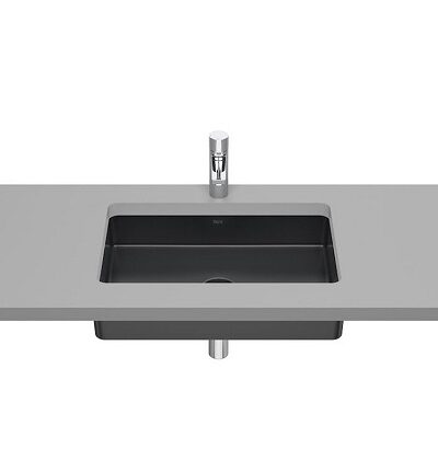 ROCA Inspira Square мивка за вграждане A327535640 оникс 605×390 – Онлайн промоция