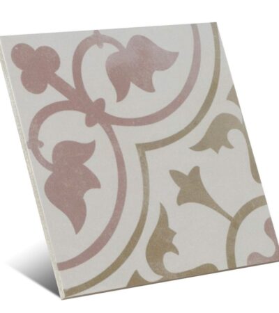 испански гранитогрес COROT, Pamesa. Розов и зелен гранитогрес с малки размери.