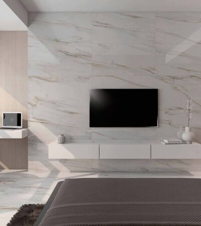 Поредицата е вдъхновена от класическия златен мрамор Calacata, извлечен от находище в Монте Алтисимо в италианските Алпи. Широките вариации в дизайна на повърхността съчетават вени с нюанси на сиво и злато. Резултатът се постига с високи технологии и HD печат. Ректифицираната част трябва да се нанесе с минимална фуга от 1 mm, за да се получи лек вид и да се подобри мраморният ефект. Висока издръжливост, по-голяма устойчивост на петна и лесно почистване на порцелановите плочки правят серията Calacata Gold отлична възможност за среди, в които се желае класическа атмосфера, или за съвременни среди, в които мраморът има видна роля.