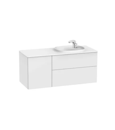 Шкаф Beyond Unik Surfex 1200 mm, с умивалник, десен с 2 чекмеджета ROCA Beyond A851392806