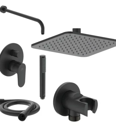 Ideal Standard CUBE Душ система за вграждане A7193XG черен