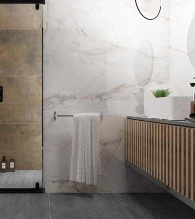 Мраморен гранитогрес от испанския производител PAMESA CERÁMICA, произведен от висококачествени, устойчиви суровини. Плочките за баня PISA GOLD предлагат красив, богат до съвършенство мраморен гранитогрес, с натурални златни нишки, в два завършека - гланцов и матиран.