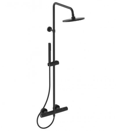 IDEAL STANDARD Ceratherm Т25 A7586XG душ система с термостатен смесител черен мат