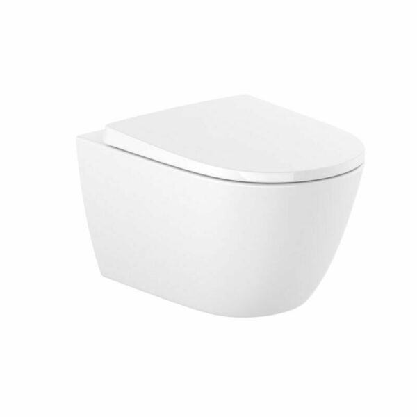 Пакет стенна тоалетна чиния Ona Rimless и седалка със забавено падане Ona