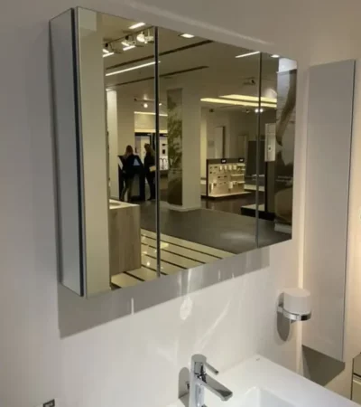 ROCA Victoria горен шкаф с огледални врати и осветление A851919307, 80 см/A851920307, 60 см