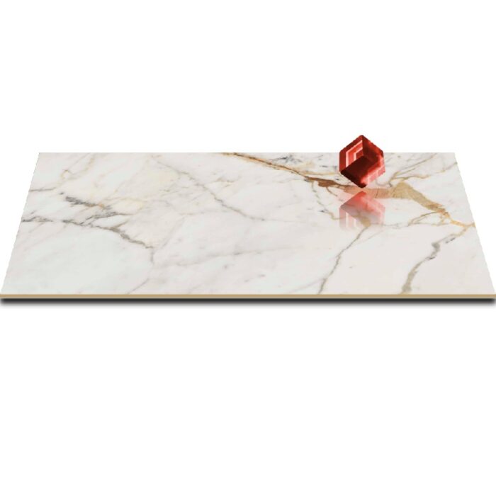 M4GM Луксозен полиран гранитогрес Marazzi Allmarble Golden White Lux. Мраморен ефек