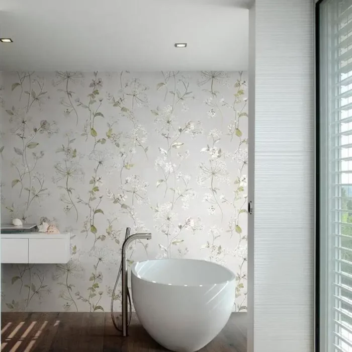 WHITE HEYDAY TOUCH, Marazzi, Код: MF99, с акцент върху флоралните мотиви и повърхността
