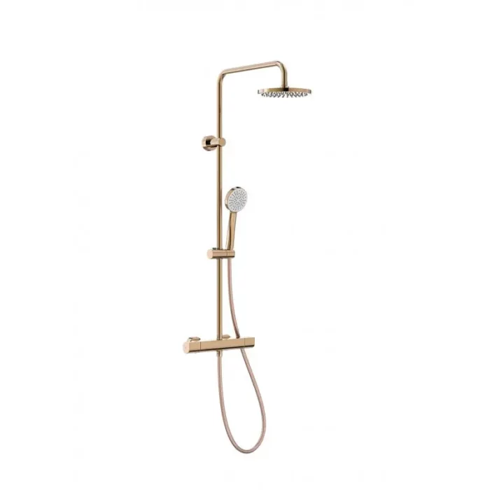Термостатна душ колона, EVEN-T, Round Rose Gold ROCA Even-T A5A9A2ERG2
