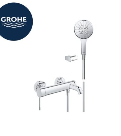 GROHE комплект 4в1 смесител за вана и душ Essence New 33624001 и ръчен душ 26574000-ОНЛАЙН ПРОМОЦИЯ GROHE комплект 4в1 смесител за вана и душ Essence New 33624001 и ръчен душ 26574000-ОНЛАЙН ПРОМОЦИЯ
