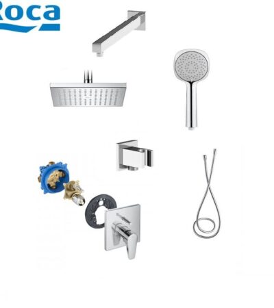 Roca ESMAI SQUARE Комплект душ система за вграждане с Roca Box A25008D – ОНЛАЙН промоция Roca ESMAI SQUARE Комплект душ система за вграждане с Roca Box A25008D – ОНЛАЙН промоция