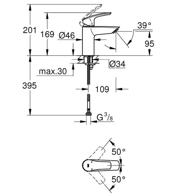 "GROHE Eurosmart 324672433 – монтаж">