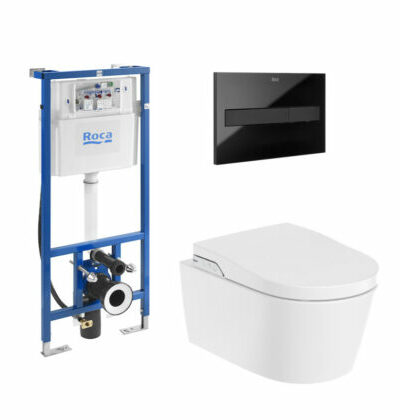 ROCA Inspira Комплект за WC 4в1 I In-Wash Rimless Smart A803060001+A890090800+A890088308- Онлайн промоция ROCA Inspira Комплект за WC 4в1 I In-Wash Rimless Smart A803060001+A890090800+A890088308- Онлайн промоция