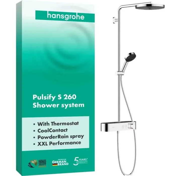 Термостатна душ система PULSIFY S 260 1jet 24220000 HANSGROHE
