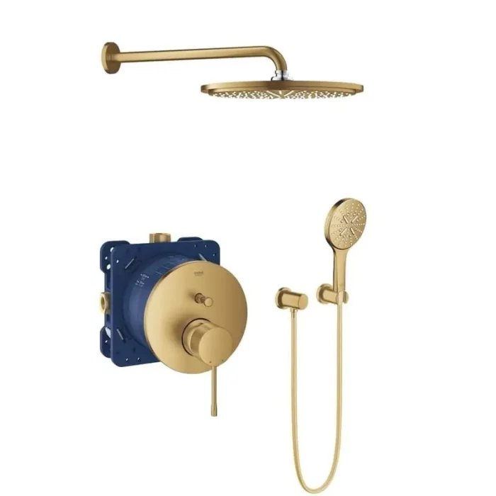 Grohe Essence Ankastre Set Brushed Cool Sunrıse + 26066Gn0 + 26465Gn0 + 27074Gn0 + 27057Gn0 + 28388Gl0 + 24058Gn1 + 35600000