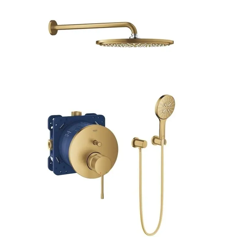 24058GN1-06 Grohe Essence Ankastre Set Brushed Cool Sunrıse + 26066Gn0 + 26465Gn0 + 27074Gn0 + 27057Gn0 + 28388Gl0 + 24058Gn1 + 35600000