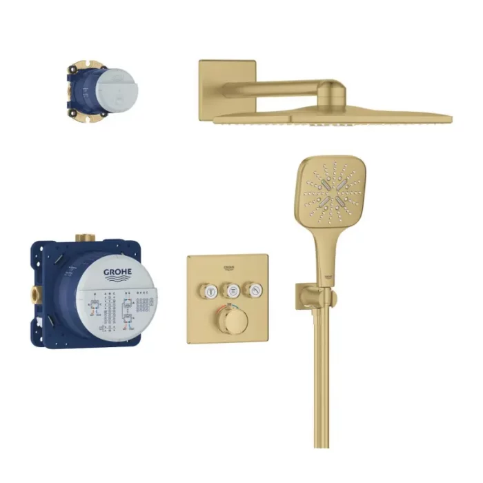 Grohtherm SmartControl Cube, душ система с 3 извода GROHE Grohtherm SmartControl Cube 34864GN0