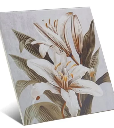 Декорни плочки с цветя и листа