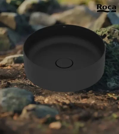 ROCA Terra мивка черен мат за монтаж върху плот A32787N080
