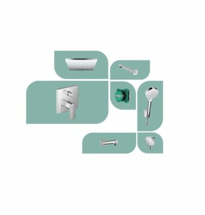 Hansgrohe Душ система за вграждане хром VERNIS SHAPE Hansgrohe Душ система за вграждане хром VERNIS SHAPE