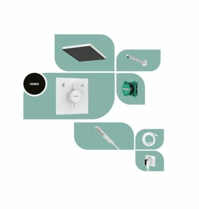 Hansgrohe Душ система за вграждане бял мат DUOTURN E