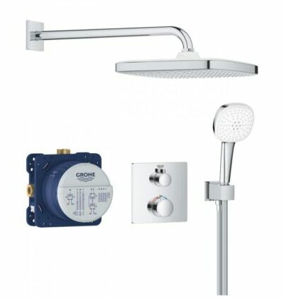 GROHE Grohtherm Tempesta 250 Cube 34871000 Душ система за вграждане – ОНЛАЙН промоция