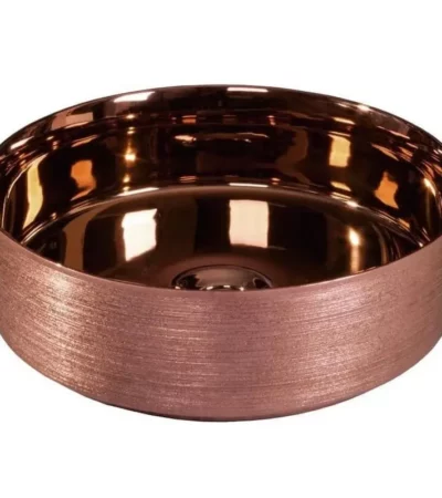 Мивка върху плот LAVABO HELLER ROSE GOLD 36X36X12 DUNE