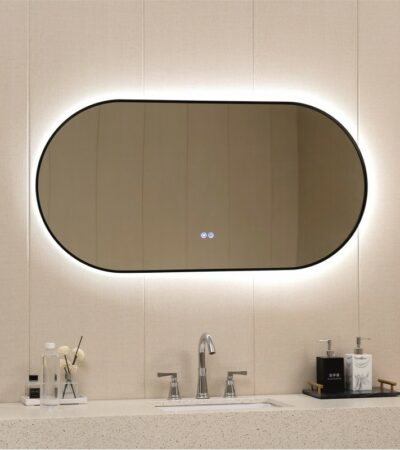 LED огледало 60*120 с черна рамка ICL 1832 LED огледало 60*120 с черна рамка ICL 1832