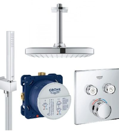 GROHE Комплект душ система за вграждане с термостат 29124000/26681000 GROHE Комплект душ система за вграждане с термостат 29124000/26681000