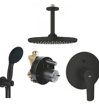 GROHE комплект душ сиктема за вграждане черен мат 194502433/266692430 GROHE комплект душ сиктема за вграждане черен мат 194502433/266692430