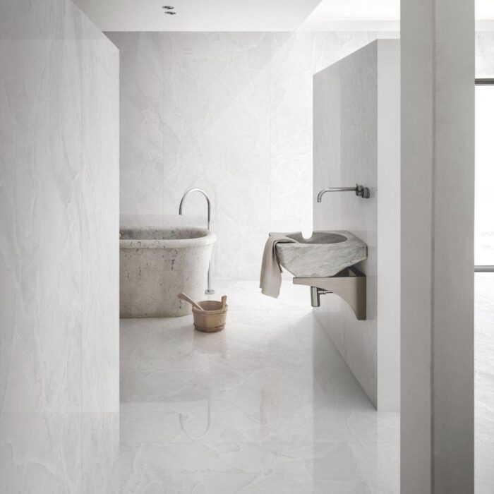 Италиански луксозен гранитогрес бял Оникс мат MPAF_allmarble_onice-avorio-marazzi