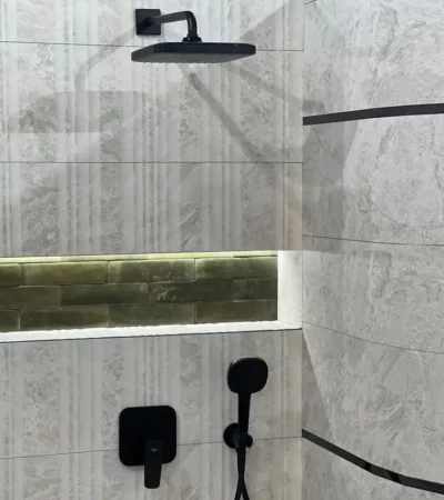 GROHE CUBEO душ гарнитура за вграждане с Tempesta 250 черен мат 1053362430