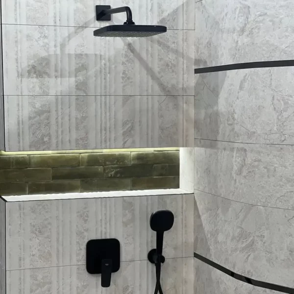 GROHE CUBEO душ гарнитура за вграждане с Tempesta 250 черен мат 1053362430