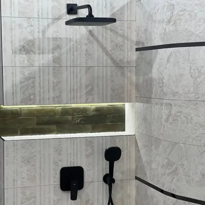 GROHE CUBEO душ гарнитура за вграждане с Tempesta 250 черен мат 1053362430