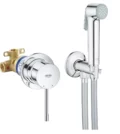 GROHE Essence хигиенен душ и смесител за вграждане комплект с тяло за вграждане 29197000+26358000