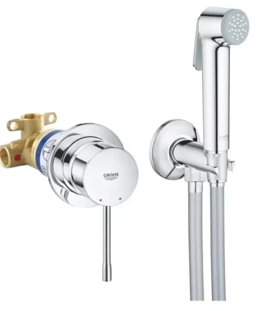 GROHE Essence хигиенен душ и смесител за вграждане комплект с тяло за вграждане 29197000+26358000 GROHE Essence хигиенен душ и смесител за вграждане комплект с тяло за вграждане 29197000+26358000