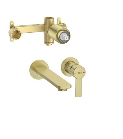 ROCA TARGA комплект смесител и тяло за вграждане BRUSHED BRASS A5A355FVA0+A5E3503VA0 ROCA TARGA комплект смесител и тяло за вграждане BRUSHED BRASS A5A355FVA0+A5E3503VA0