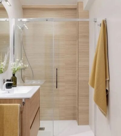 Декоративни плочки за баня и кухня с дървен ефект тип панел Suite Roble ROCA Abbey FOA3TAW741