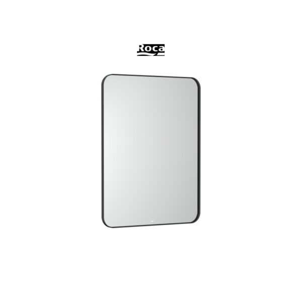 Огледало за баня с черна рамка и Led осветление ROCA Luna A812421000